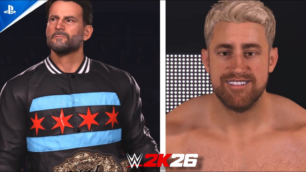 WWE 2K26 - CM PUNK Vs JOE HENDRY | FIRST GAMEPLAY | ENTRANCES + ACTION!