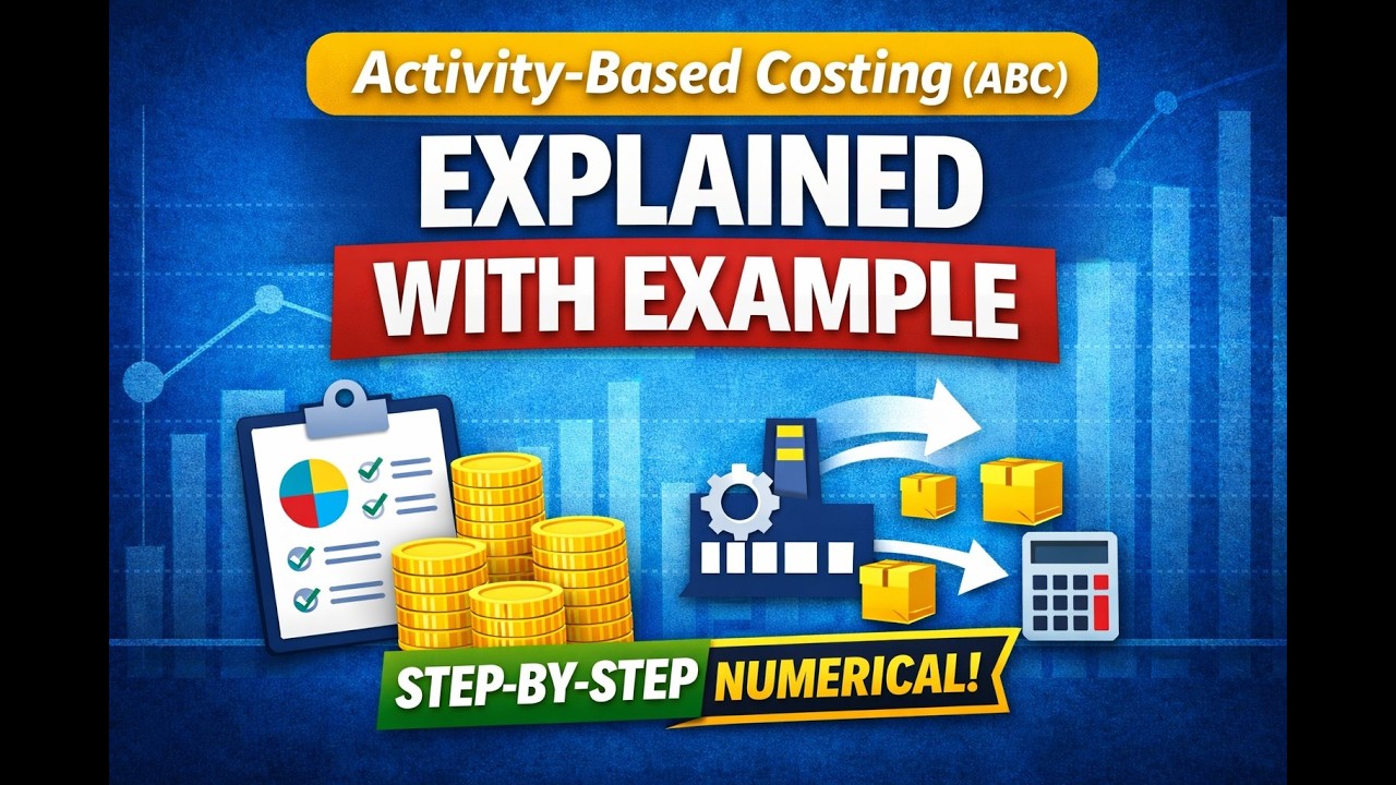 Activity-Based Costing (ABC) Explained with Example | Step-by-Step Numerical