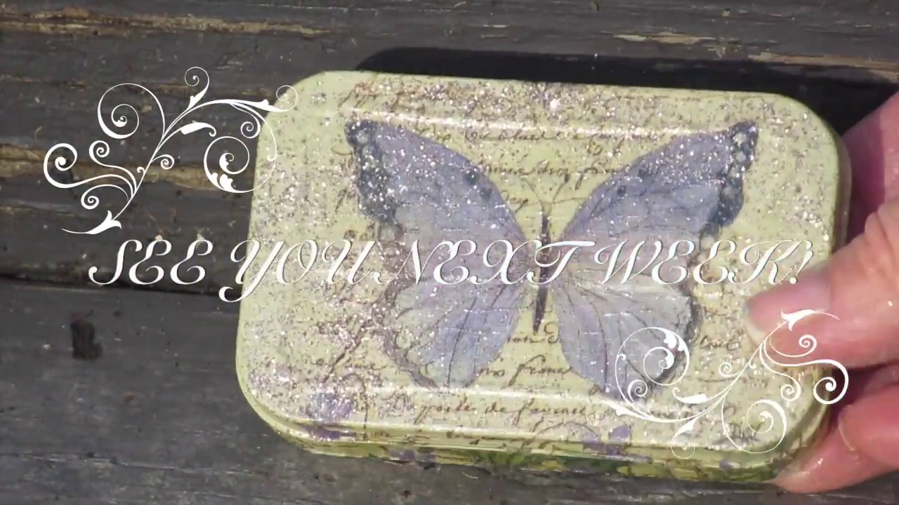 How to Decoupage a Metal Tin