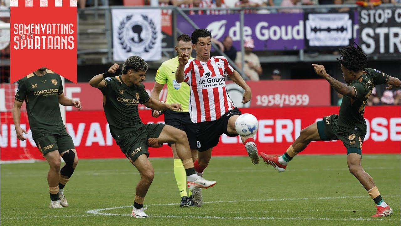 Sparta klopt door late goal FC Utrecht | Samenvatting Sparta Rotterdam - FC Utrecht