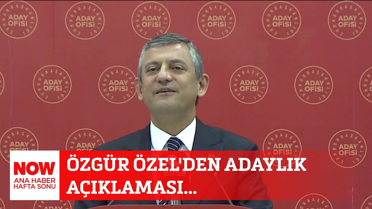 &Ouml;zg&uuml;r &Ouml;zel'den adaylık a&ccedil;ıklaması... 27 Aralık 2025 NOW Ana Haber Hafta Sonu