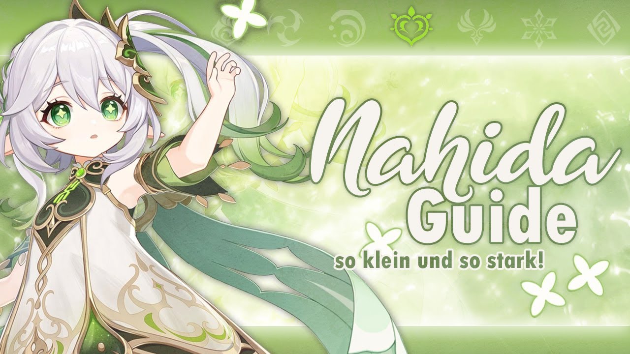Klein aber OHO! NAHIDA GUIDE | Die Besten Builds, Teams, Artefakte und Waffen | Genshin Impact | DE