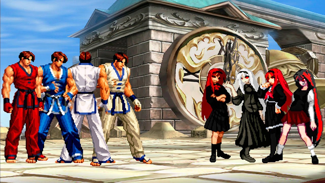[KOF Mugen] Kim Kaphwan Team vs Akiha Yagami Team