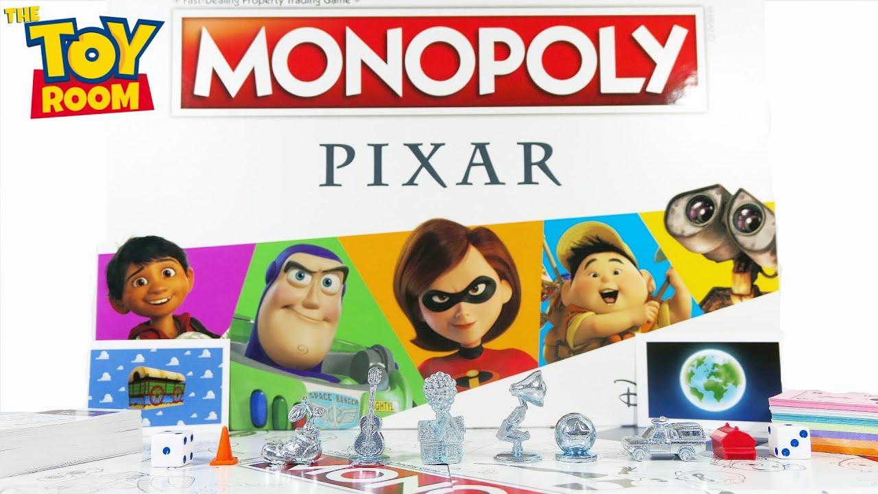 Monopoly Pixar Edition Unboxing & Review (Amazon Exclusive)