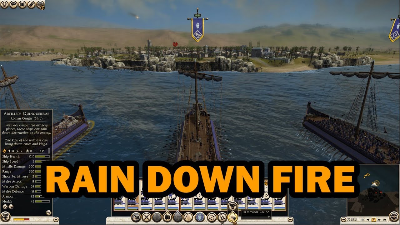 RAIN DOWN FIRE ON THE CITY - Rome II Total Way - Pompey's Rome