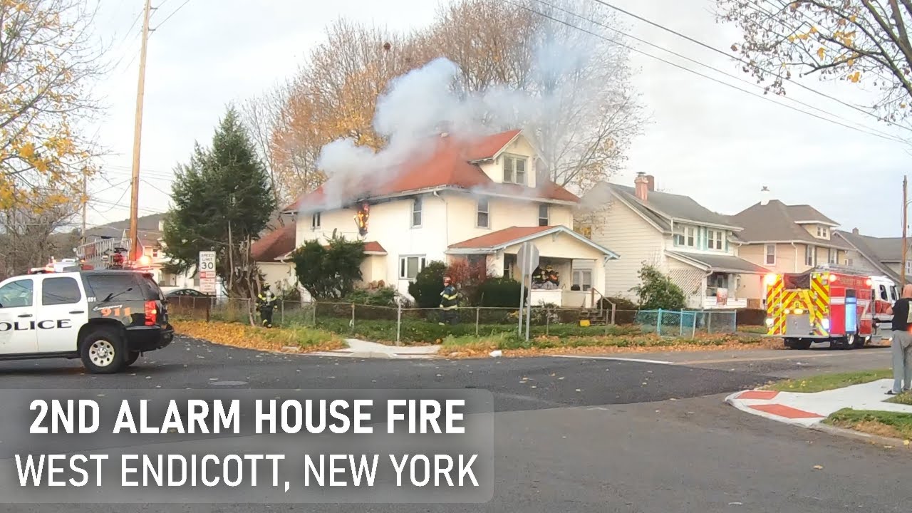 North Page Avenue Two Alarm House Fire, Town of Union (NY)