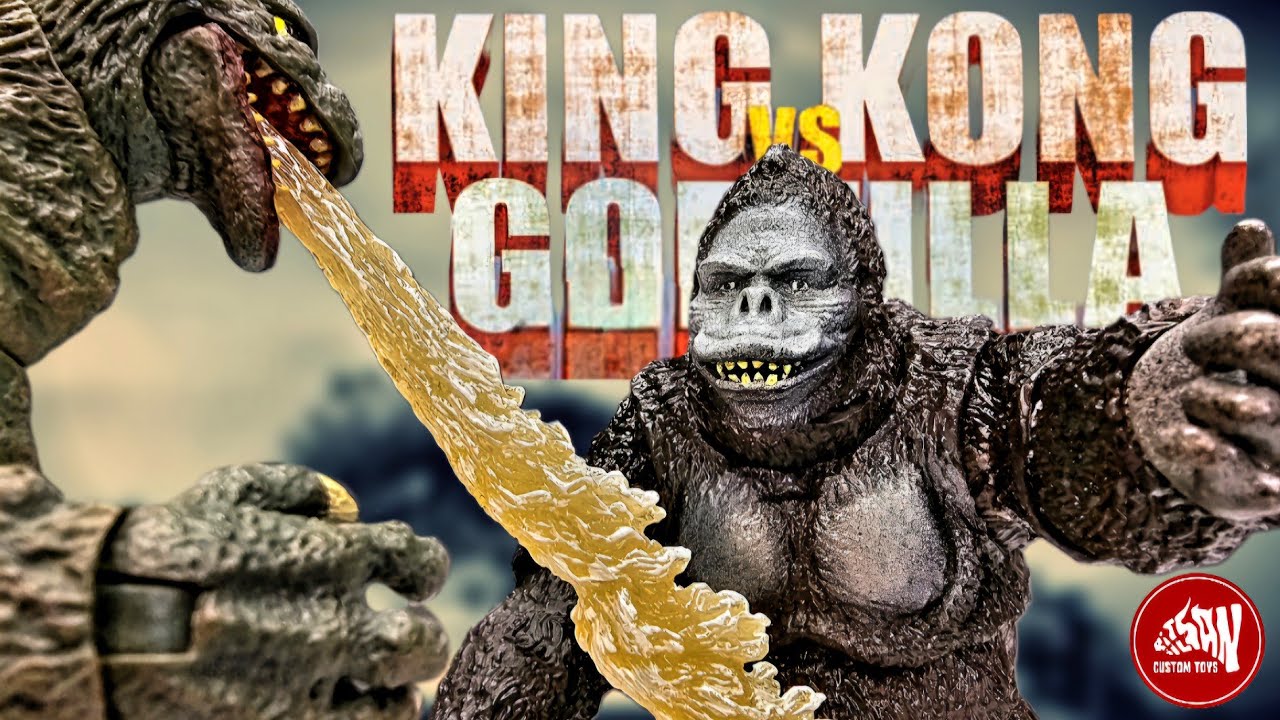 King Kong vs Godzilla!!! Super Articulated Ricsan Custom Toys 1962 King Kong Review!!!