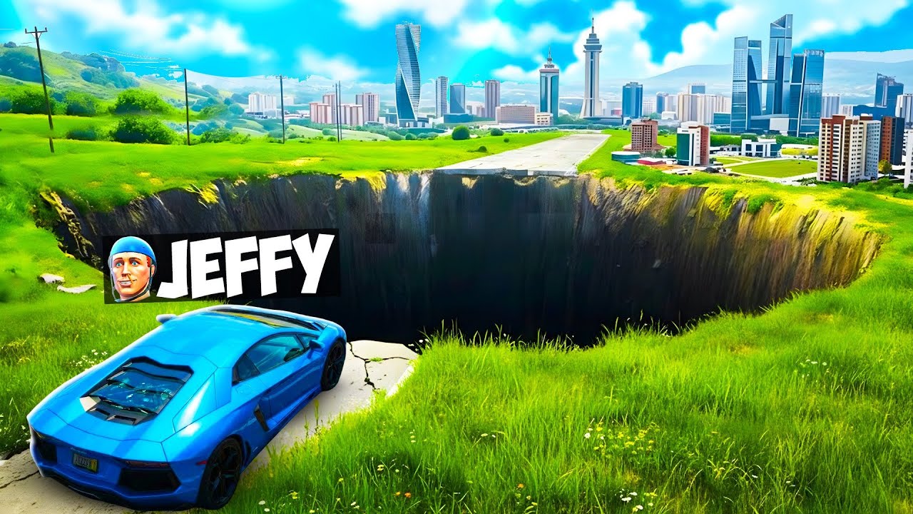 Jeffy Hits The BIGGEST POTHOLE In GTA 5!