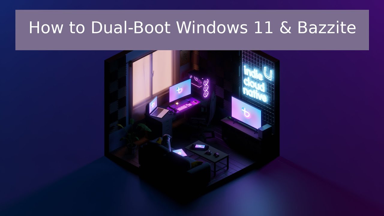 Как выполнить двойную загрузку Windows 11 и Bazzite