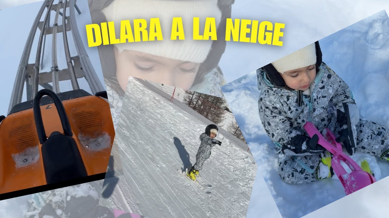 Dilara à la neige ⛄️ ☃️🎿🏔️⛷️❄️🌨️