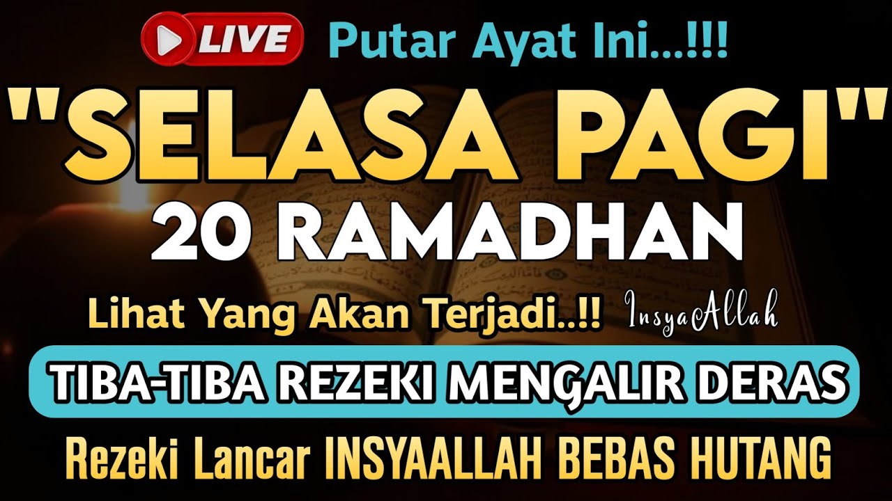 🔴LANGSUNG DIKABULKAN..‼️CUKUP PUTAR SEKALI DAN DENGARKAN, 100 RIBU MALAIKAT TURUN | REZEKI LANCAR
