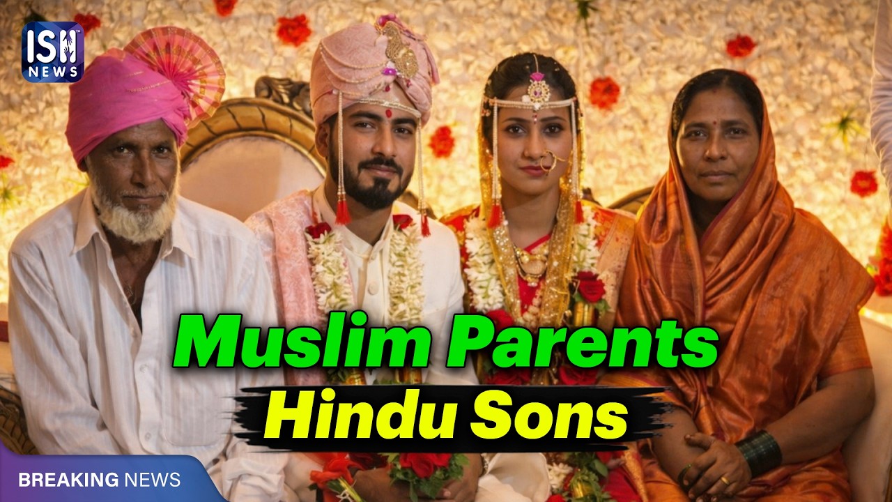 Muslim Couple Adopts Hindu Sons: Marries Son as Hindu Rituals After 20 Years | ISH News