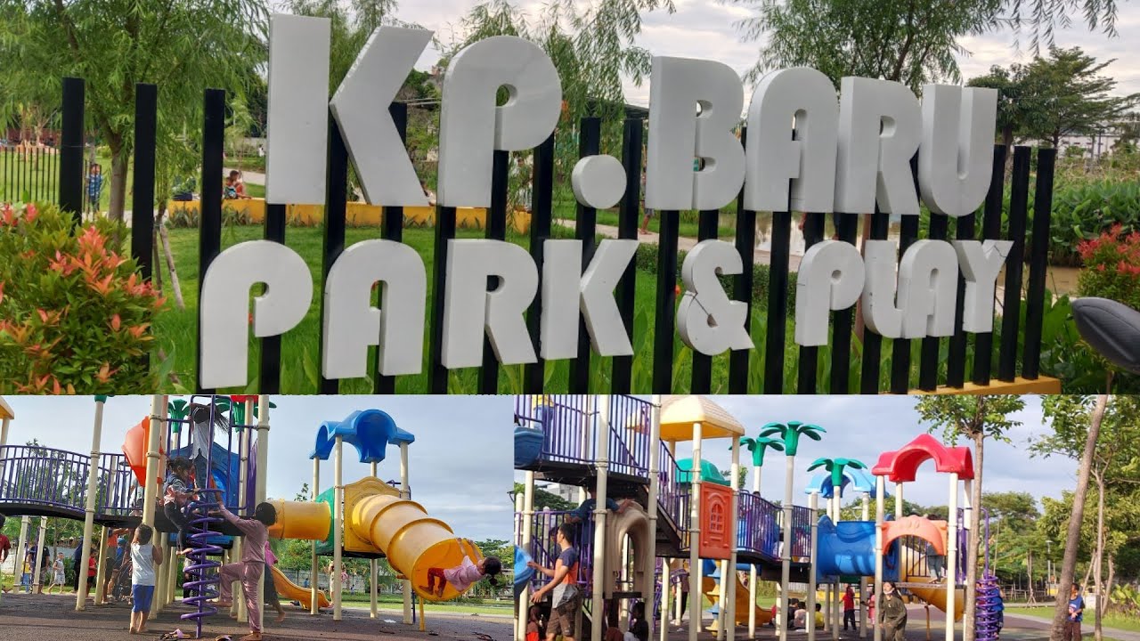 TAMAN BERMAIN PARK&PLAY RPTRA KAMPUNG BARU KEMBANGAN SELATAN JAKARTA BARAT