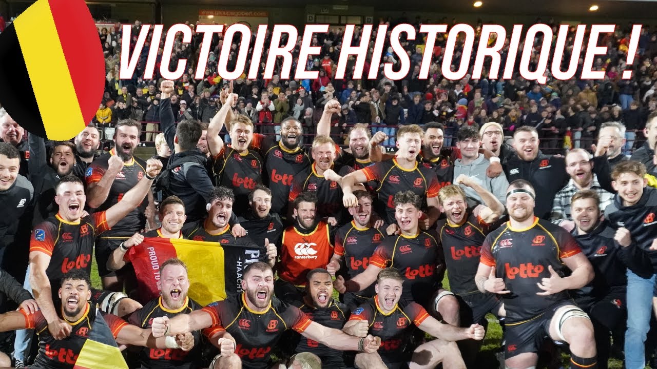 AU COEUR DU PLUS GRAND EXPLOIT DU RUGBY BELGE 🏉 🇧🇪