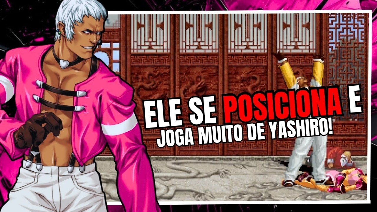 KOF 2002 ESSE OPONENTE JOGA E SE POSICIONA MUITO BEM DE YASHIRO OROCHI LUTA INTENSA ATE O FIM!