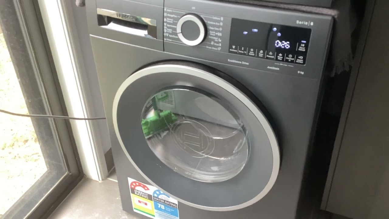 Bosch washing on Super Speed 35’40