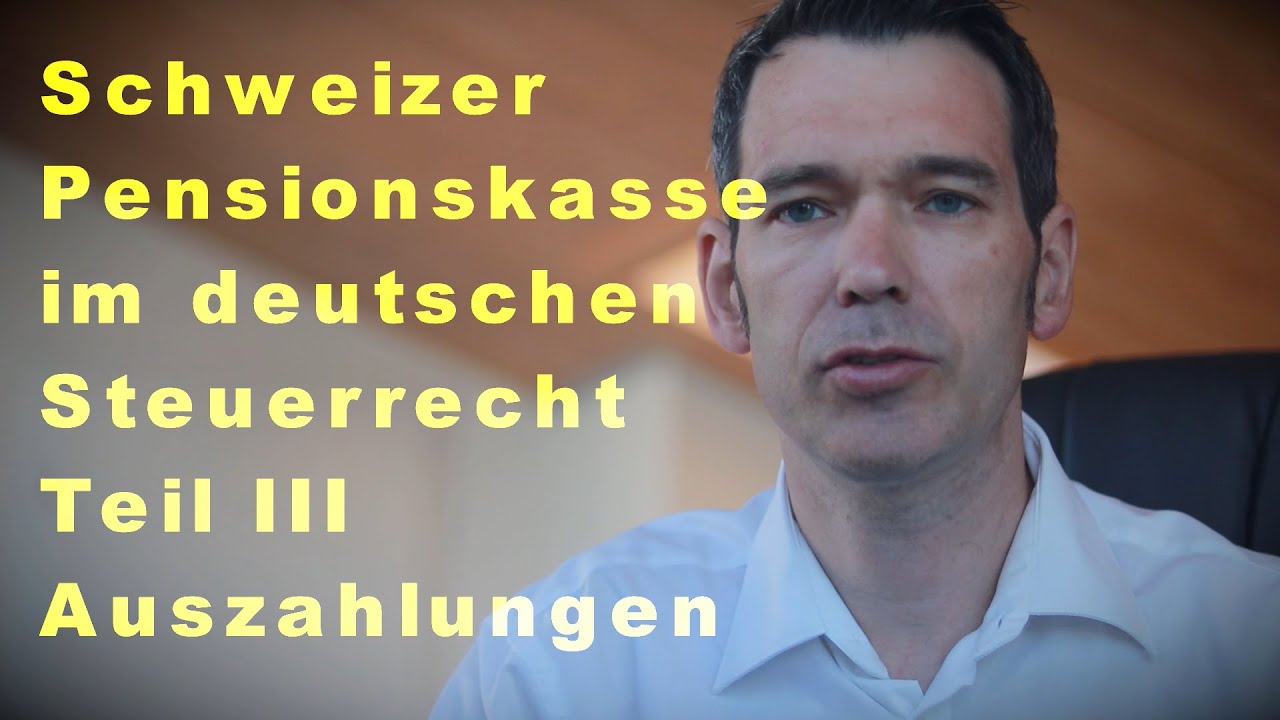 Schweizer Pensionskasse Beitr&auml;ge und Auszahlungen III