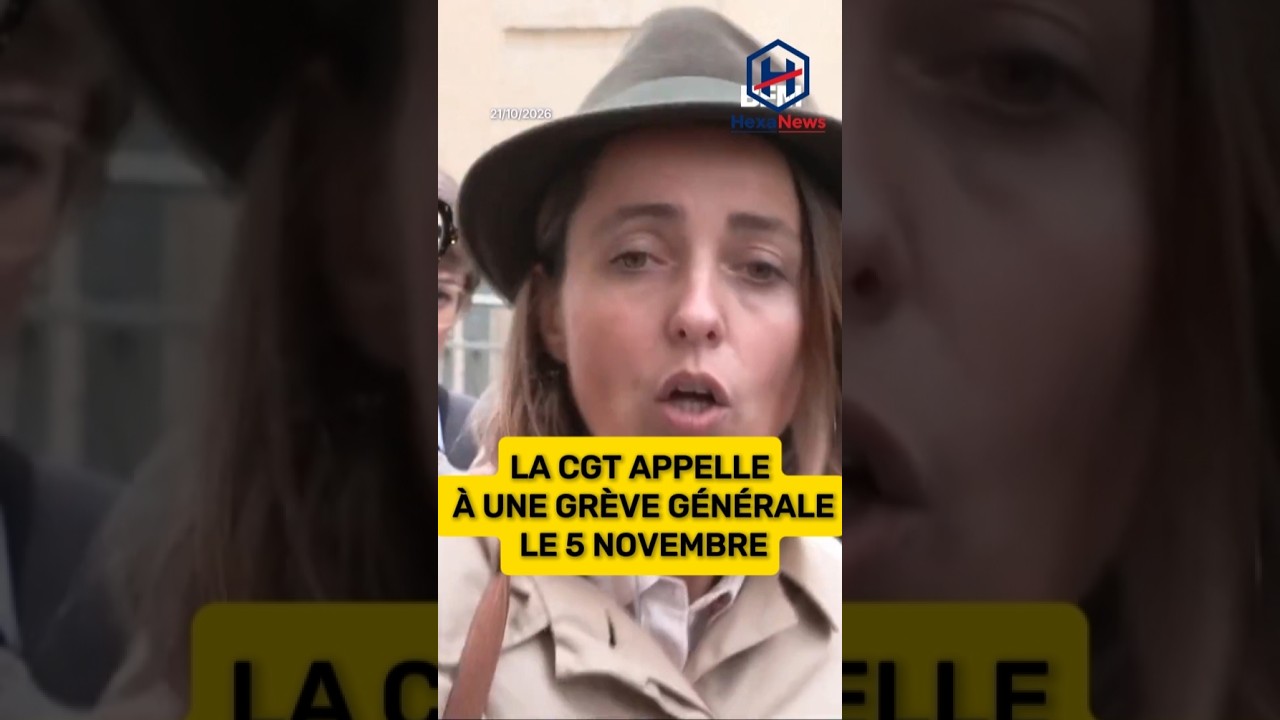 GR&Egrave;VE G&Eacute;N&Eacute;RALE LE 5 NOVEMBRE : LA CGT APPELLE &Agrave; AMPLIFIER LA MOBILISATION