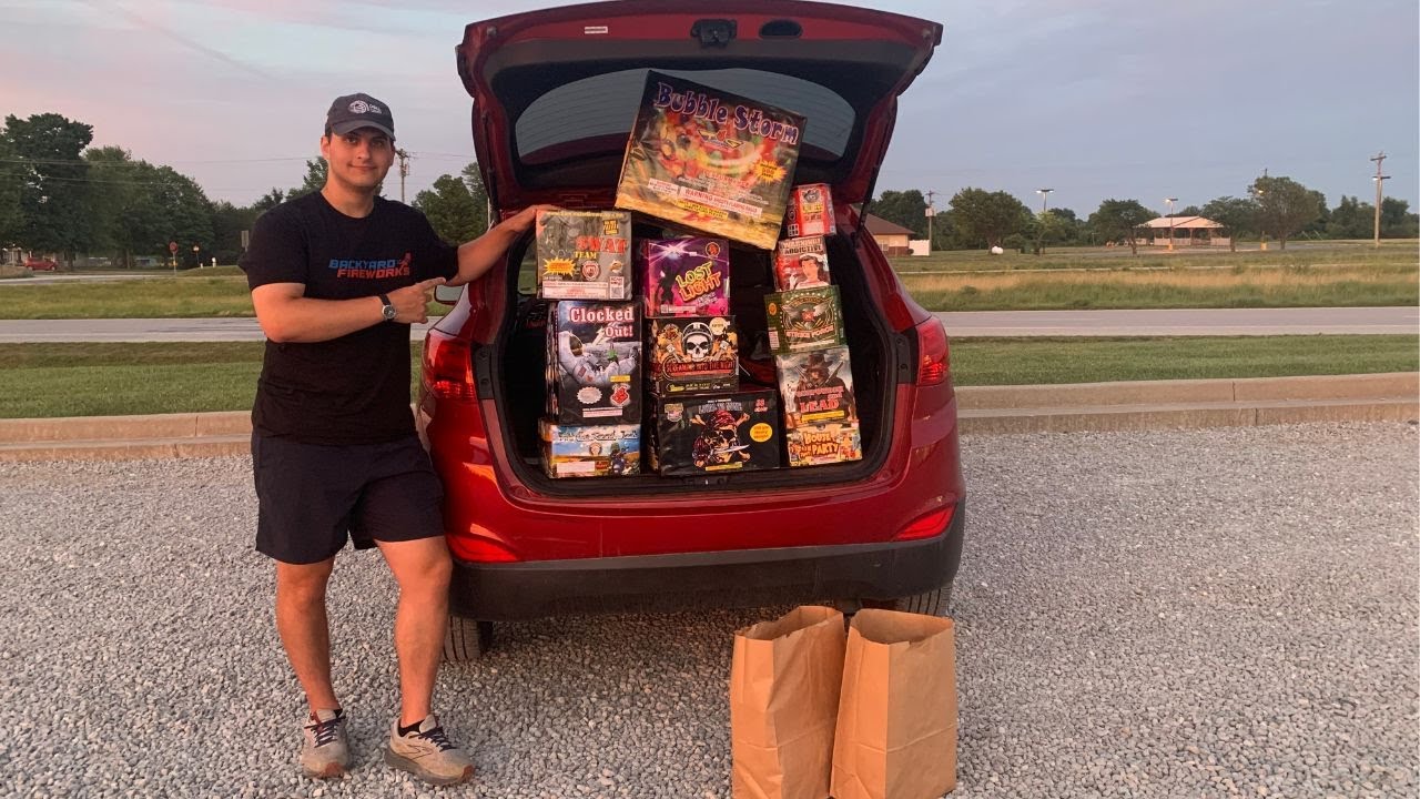 Firework Shopping for the 4th of JULY