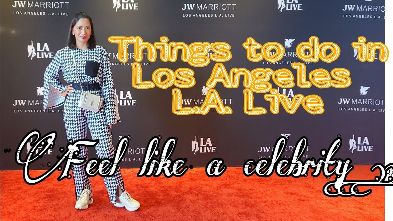 Things to do in Los Angeles L.A. Live | JW Marriot L.A. Live Experience #losangeles #lalive #tour