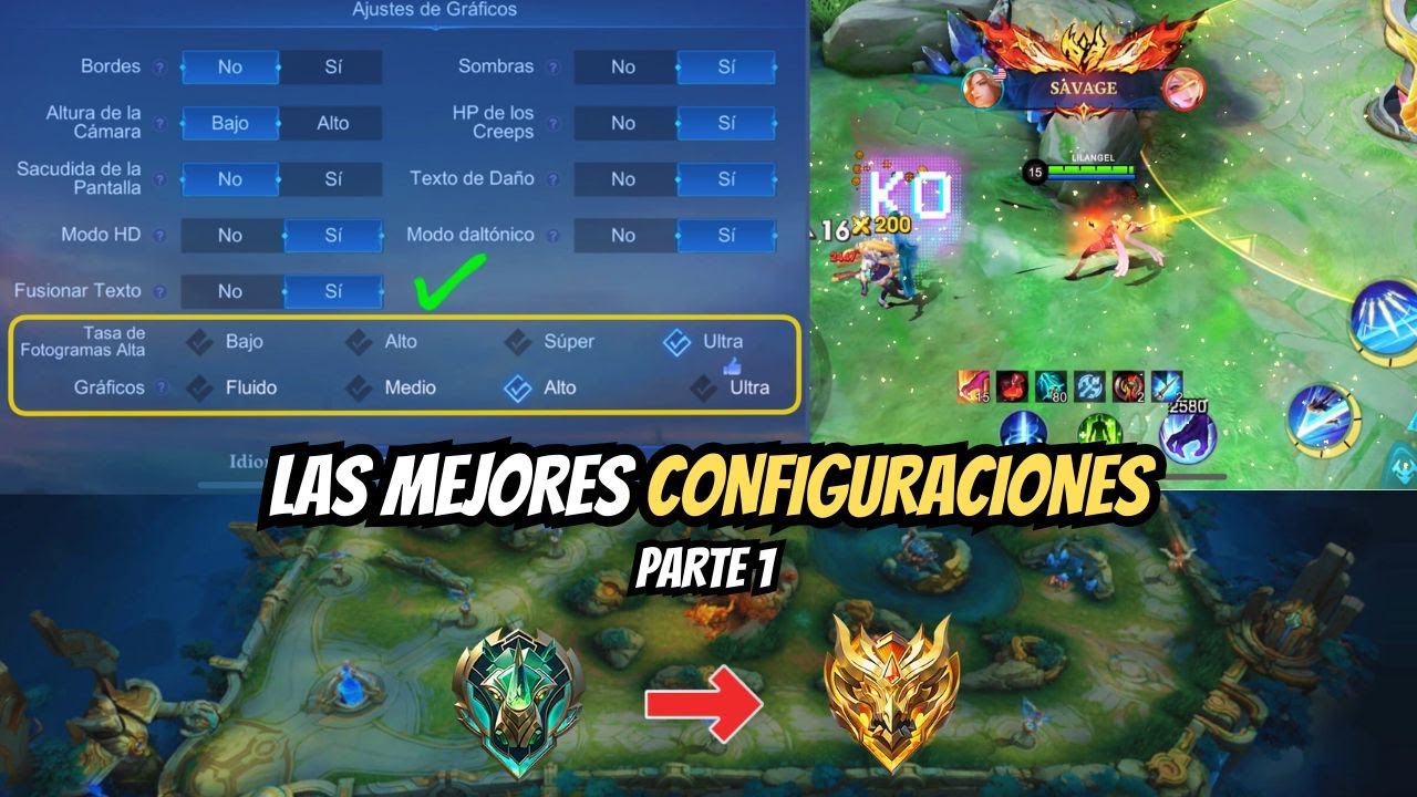 LAS MEJORES CONFIGURACIONES QUE DEBES TENER EN MOBILE LEGENDS!  (PARTE 1)