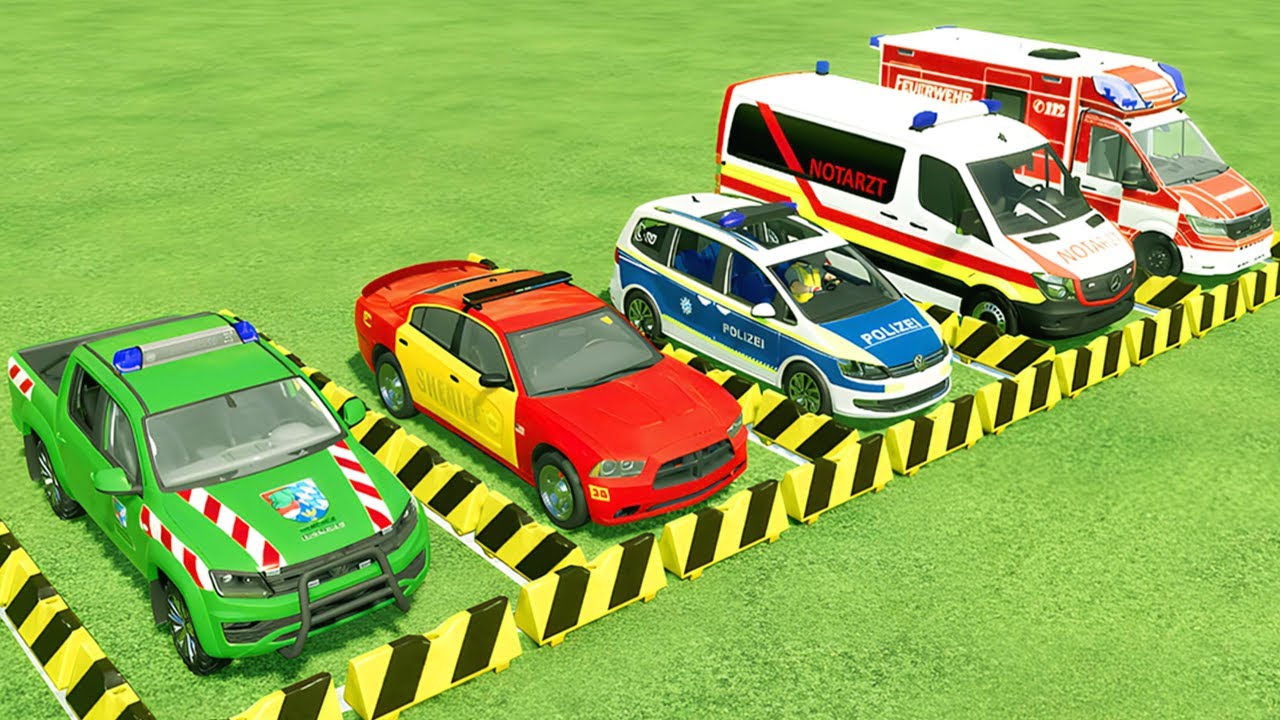 COLORFUL AMAROK, DODGE, VOLKSWAGEN, MERCEDES SPRINTER, FAHRTEC WITH MAN TRUCKS ! FS22