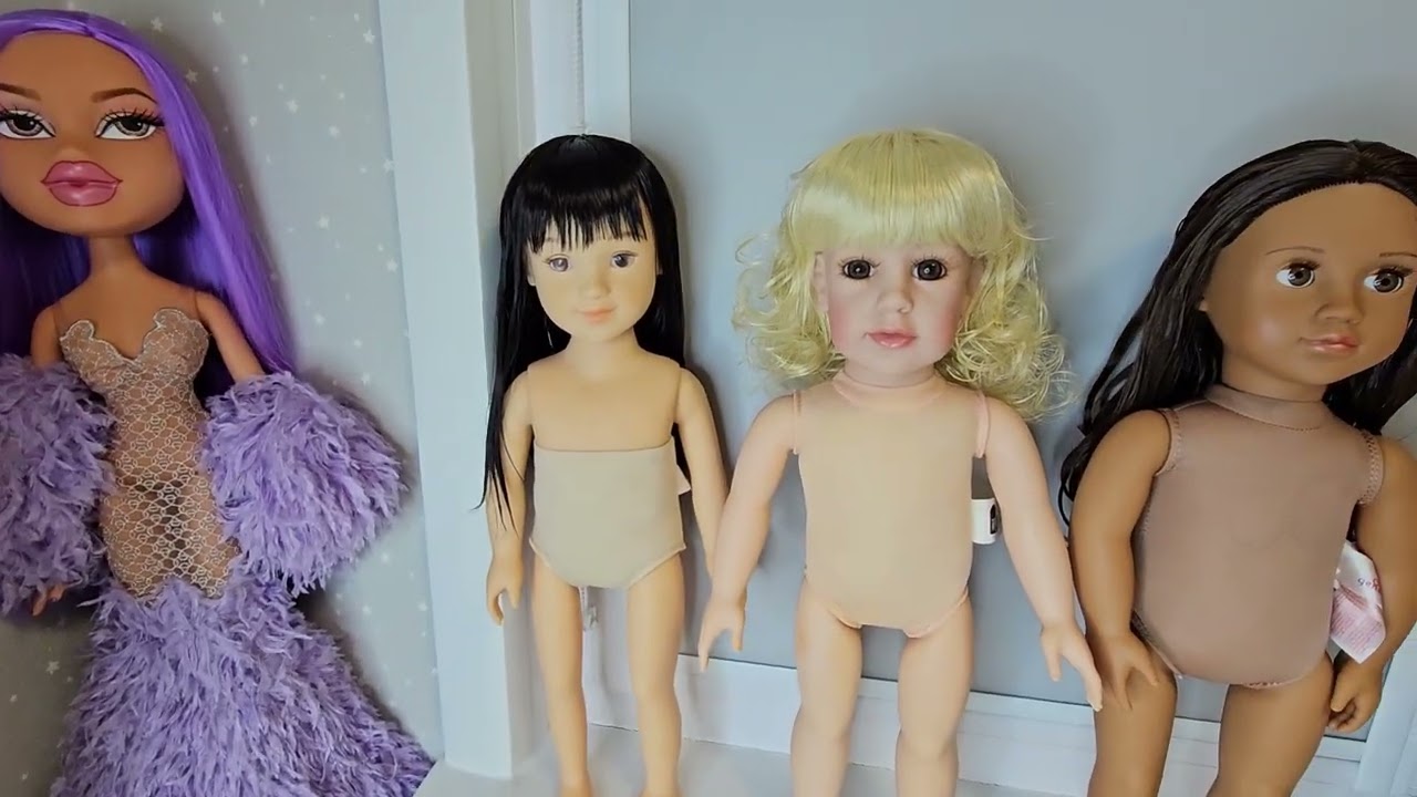 Достала кукол с коробок, мою,привожу их порядок. #doll #кукольныйколлекционер 
