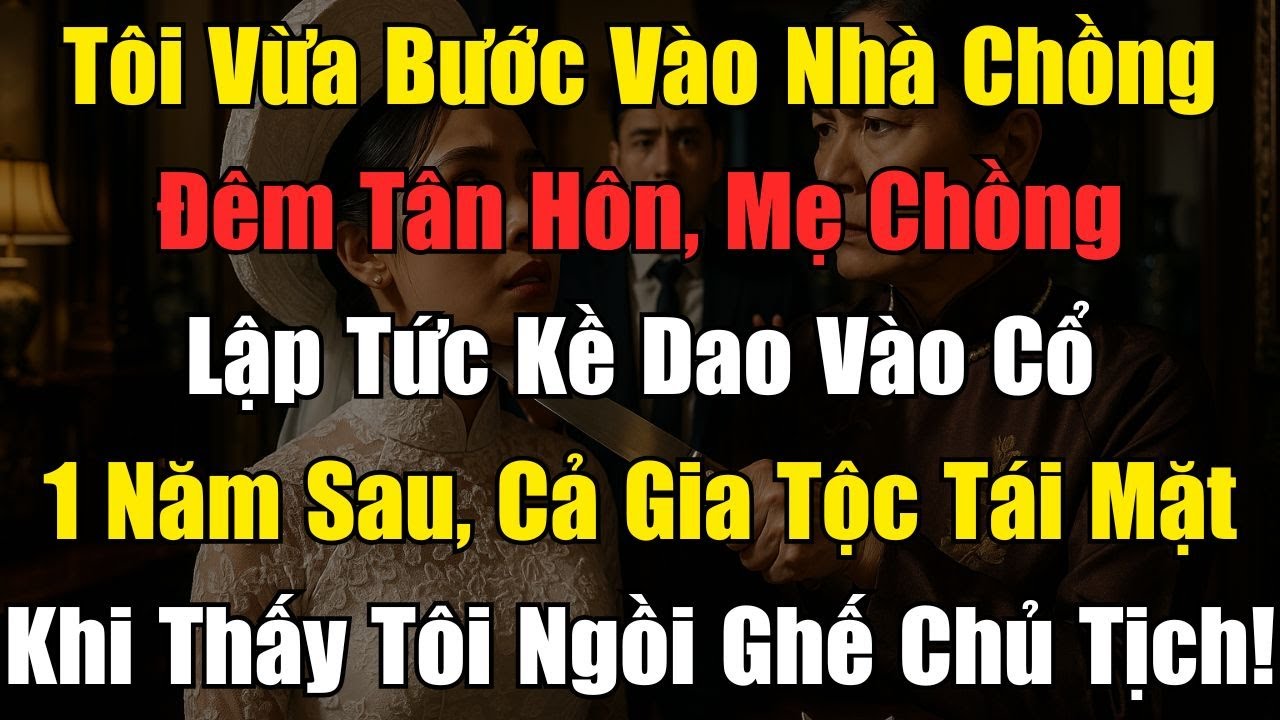 Đêm Tân Hôn Bị Đe Doạ, 1 Năm Sau Tôi Trở Thành Chủ Tịch Khiến Cả Gia Tộc Tái Mặt.