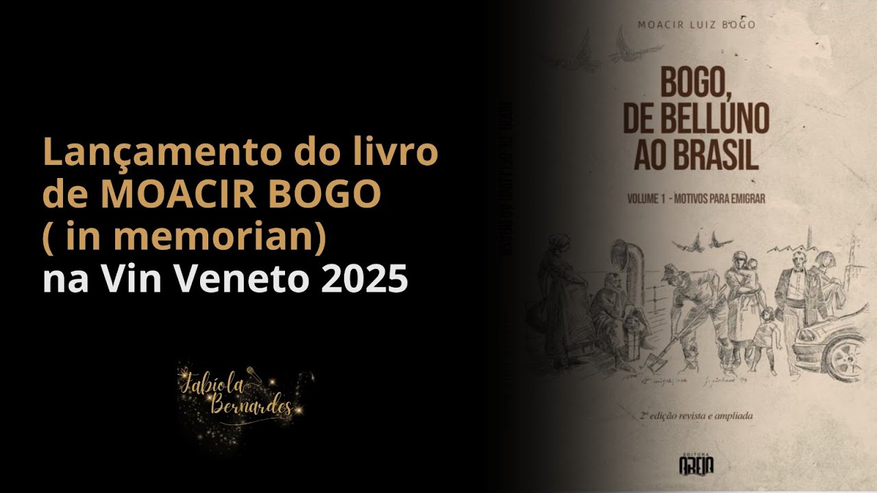 A Jornada da Família Bogo: de Beluno, Itália, ao Brasil. Livro de Moacir Bogo