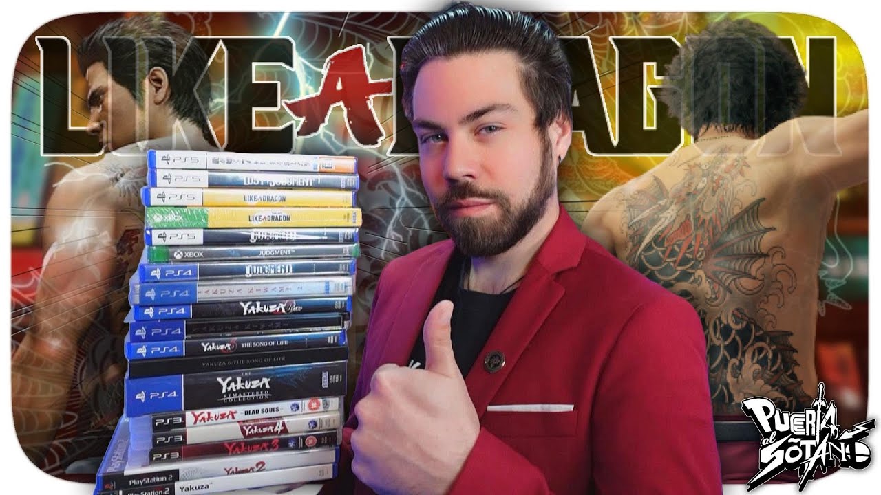 TODA la saga LIKE A DRAGON! Resumen y Colección de CADA JUEGO de Yakuza