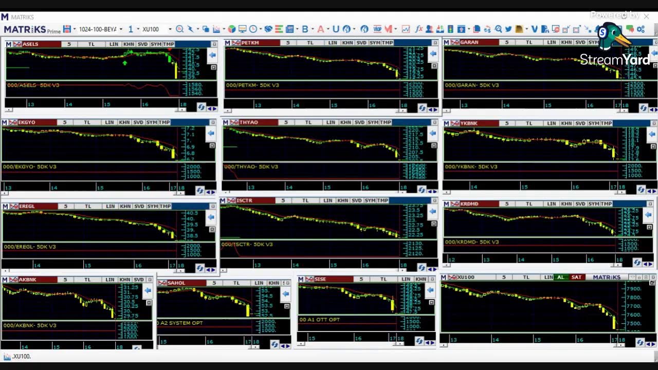 Bist100 Bist30 Algoritma canlı yayın XU100 XU030
