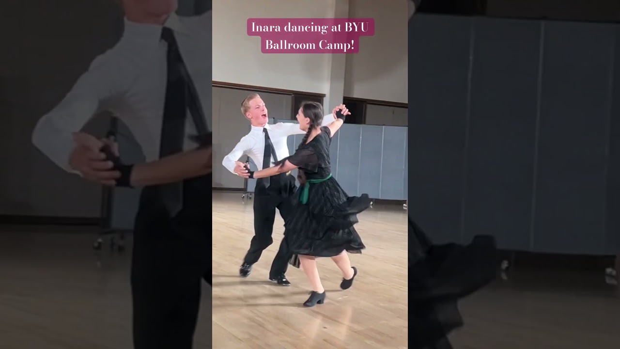 Showcase at BYU Ballroom Camp 2024!! Inara did fabulous. #byuballroomcamp2024 #ballroomdance