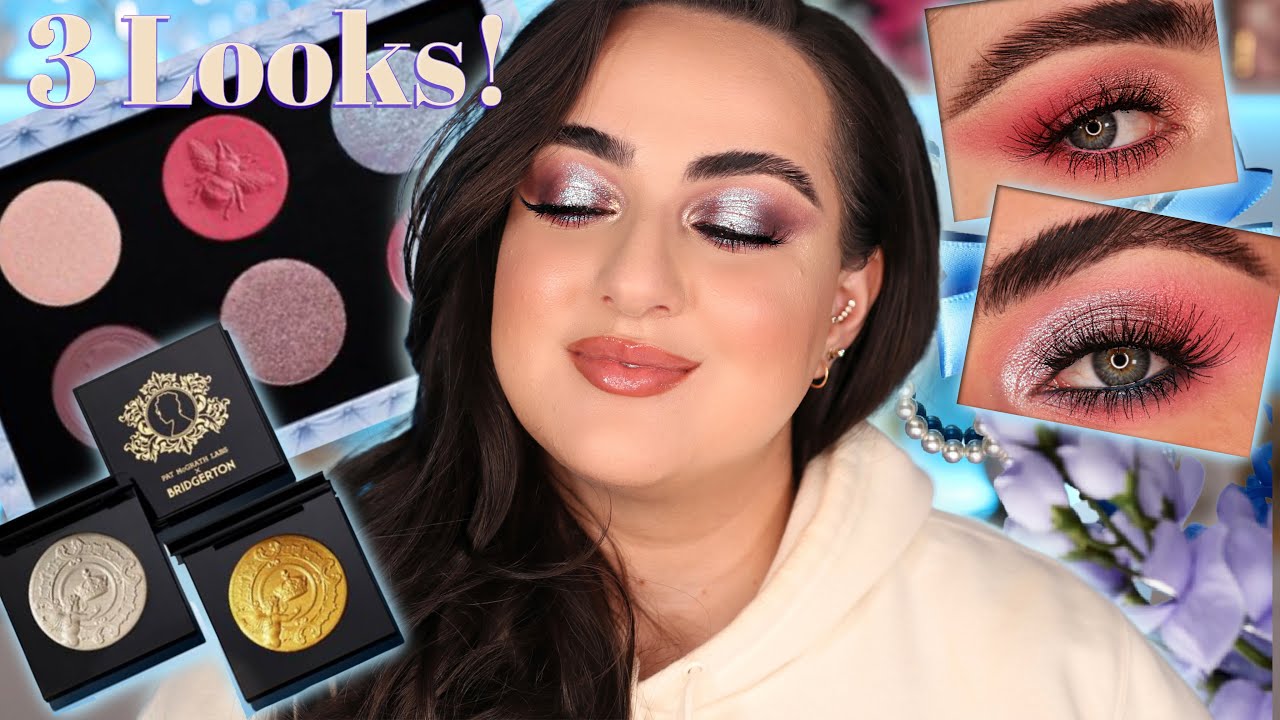 3 EYE LOOKS WITH THE PAT MCGRATH X BRIDGERTON PALETTE + THE HIGHLIGHTERS REVIEWED! *Giveaway*