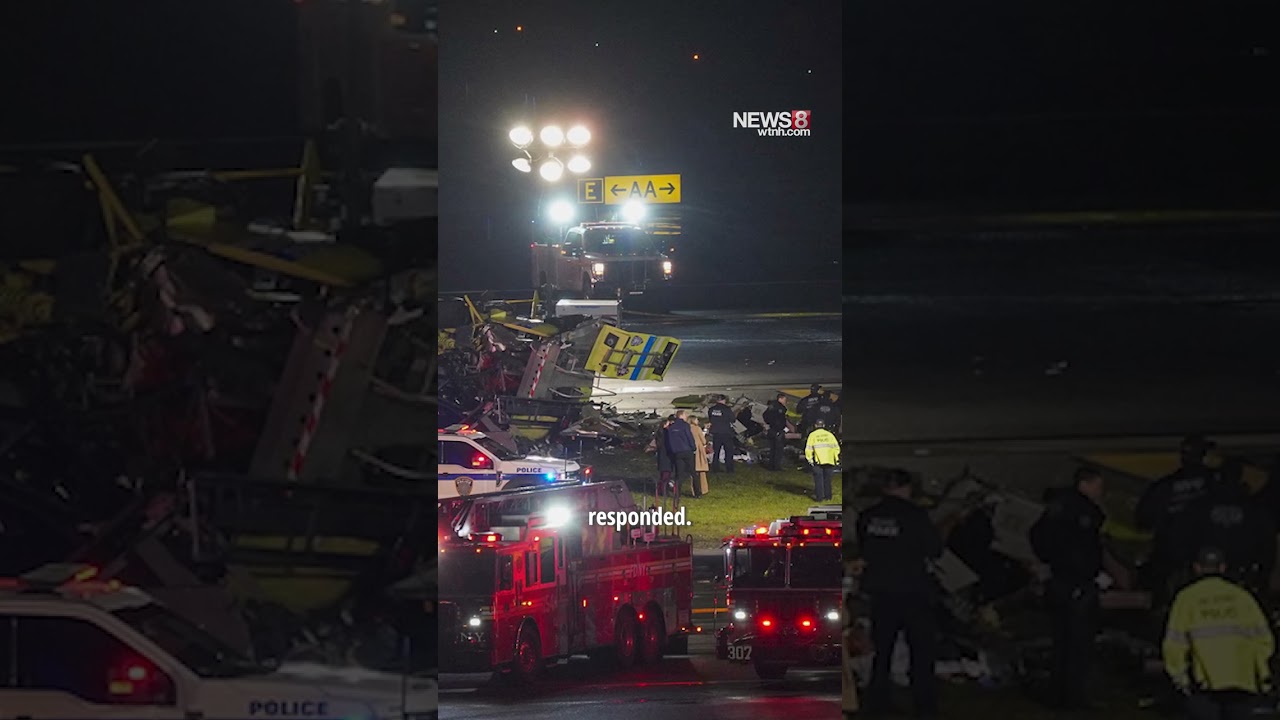 Pilot, copilot killed in collision between jet and fire truck at New York&rsquo;s LaGuardia Airport