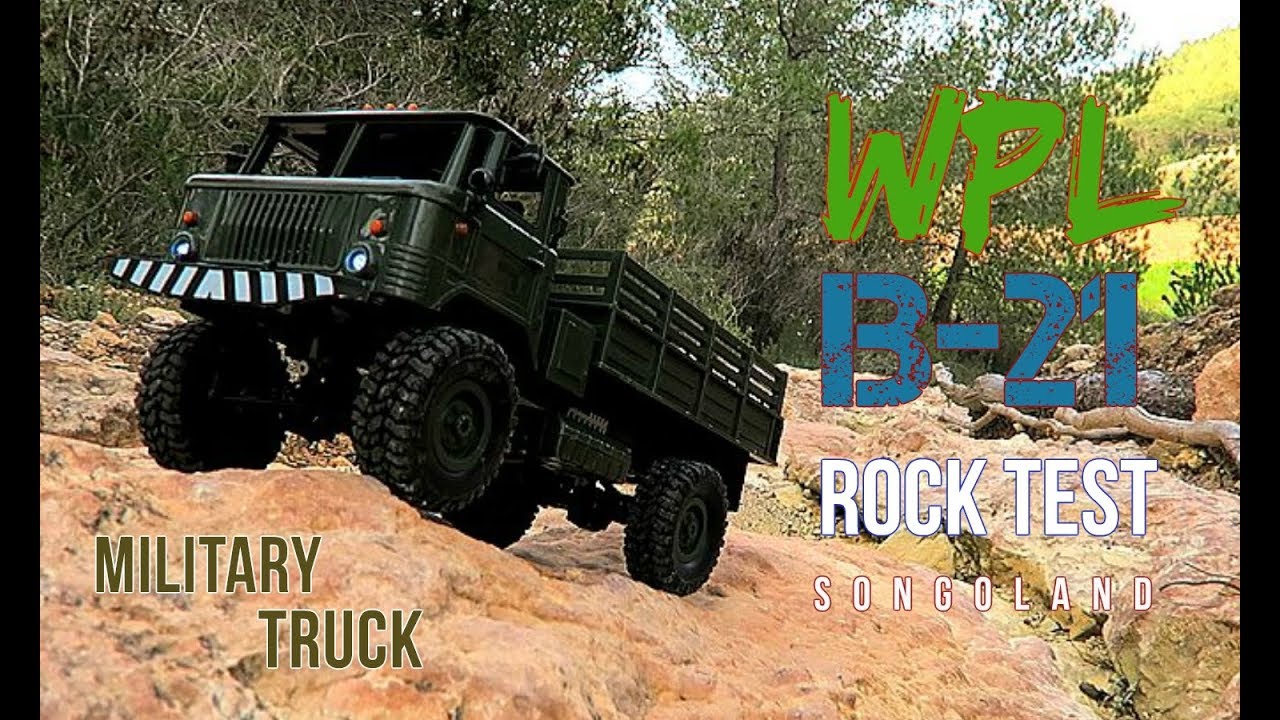 WPL B24 MOD Off Road Adventure! [ First Test ] 4WD military truck @ Songoland