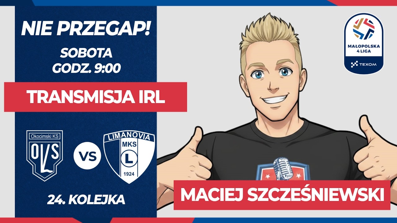 LIVE IRL 🔴 | ZAGLĄDAMY NA STADION OKOCIMSKIEGO BRZESKO ⚪🟢 | TEXOM MAŁOPOLSKA 4. LIGA 🏆