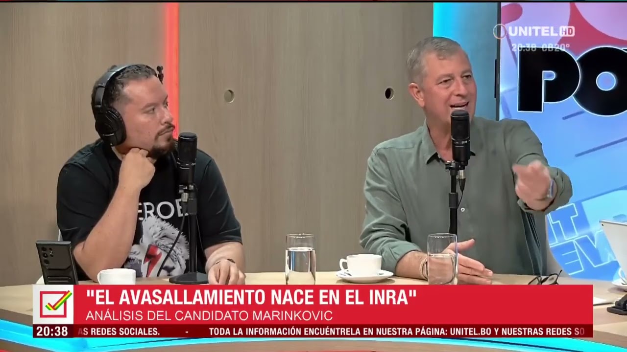 ​El candidato a Gobernador Branko Marinkovic propone cerrar el INRA para frenar los avasallamientos