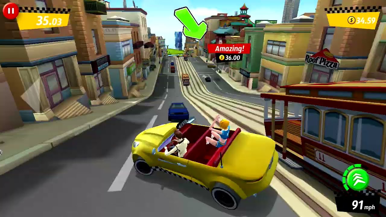Crazy Taxi: City Rush Android Gameplay