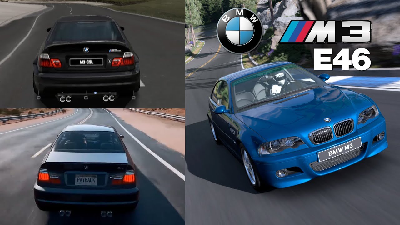 BMW M3 e46 in Racing Games | Base M3 and CSL