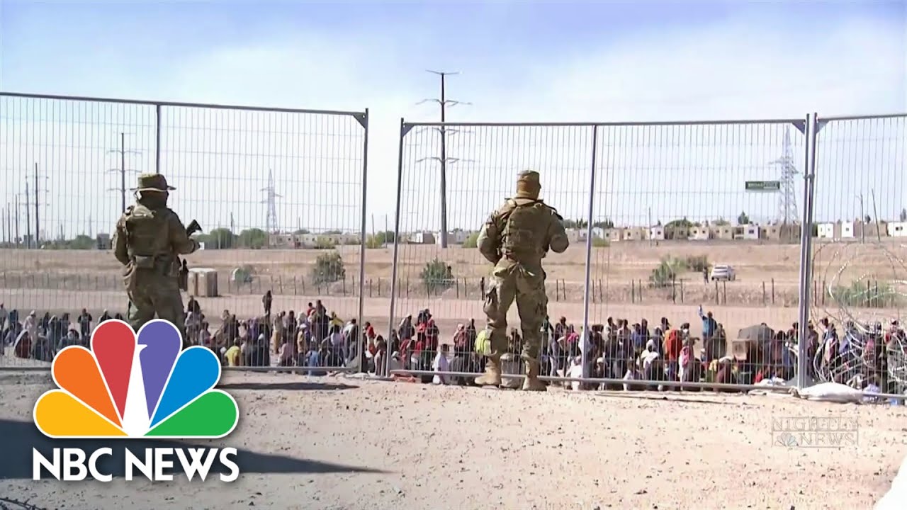 Record-breaking number of migrants crossing into US one day before Title 42 ends