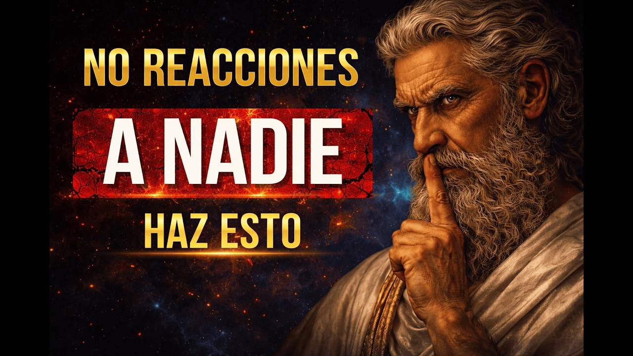 NO discutas. NO reacciones. NO te ofendas. SOLO haz esto (Estoicismo)