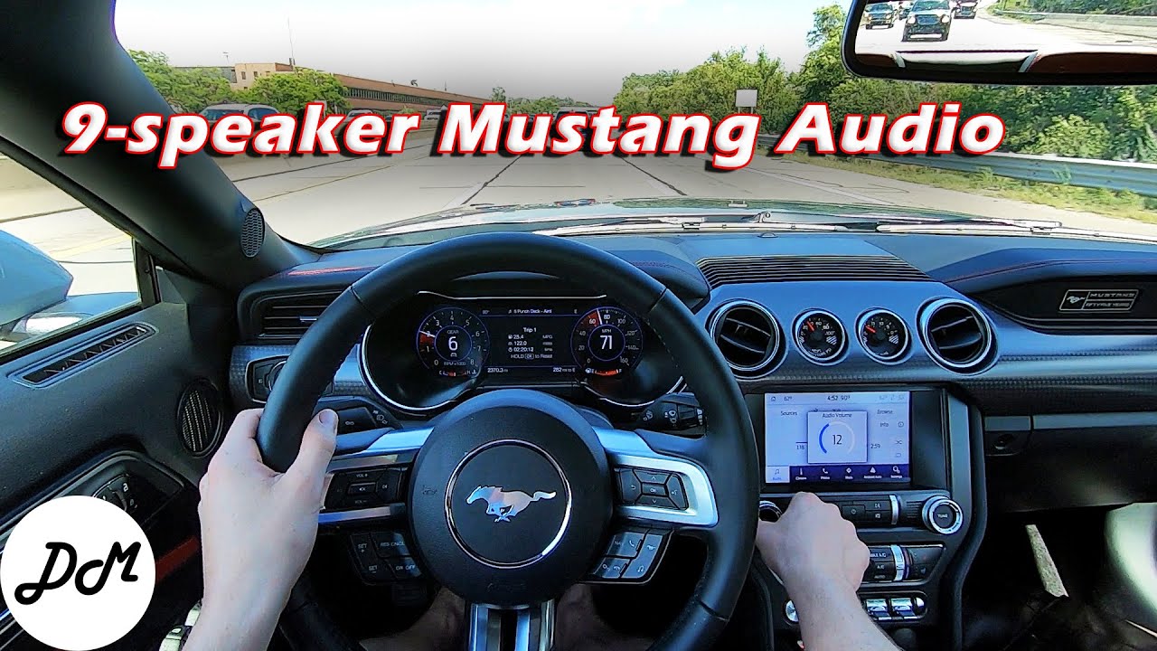 2020 Ford Mustang GT Premium Convertible – 9-speaker Radio Test