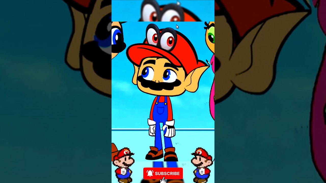 🍄 Teen Titans GO! as Super Mario characters #shorts #teentitansgo #cartoonedits