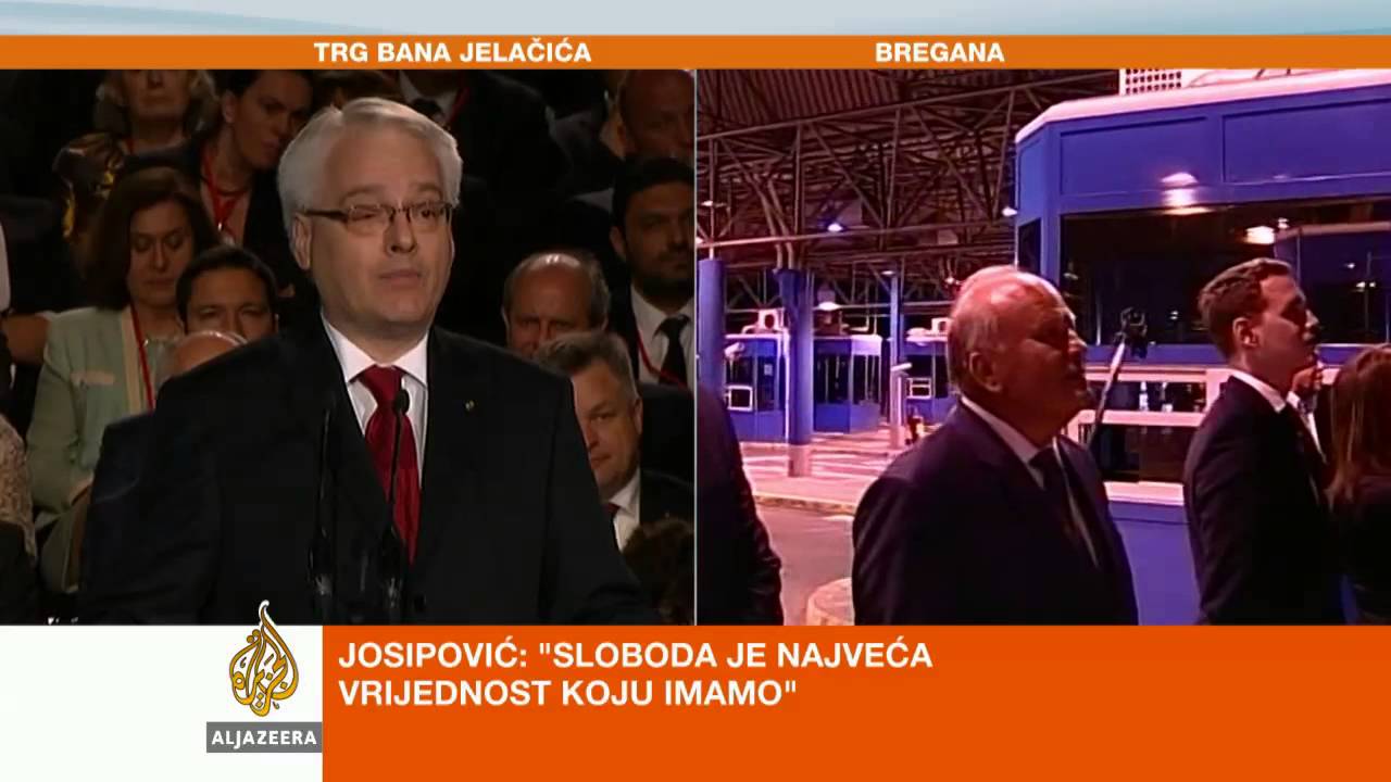 Govor Ive Josipovića nakon ulaska Hrvatske u EU