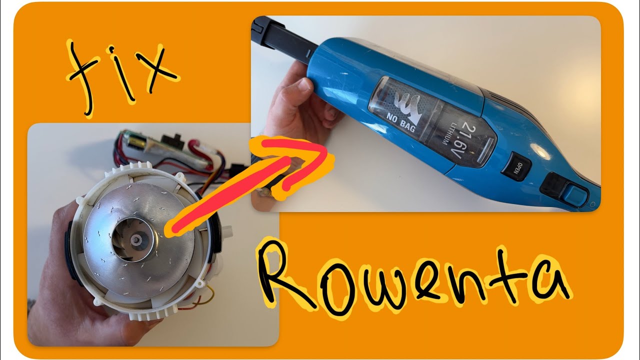 Как починить пылесос Rowenta Dual Force 2in1? #ifixit #repairing