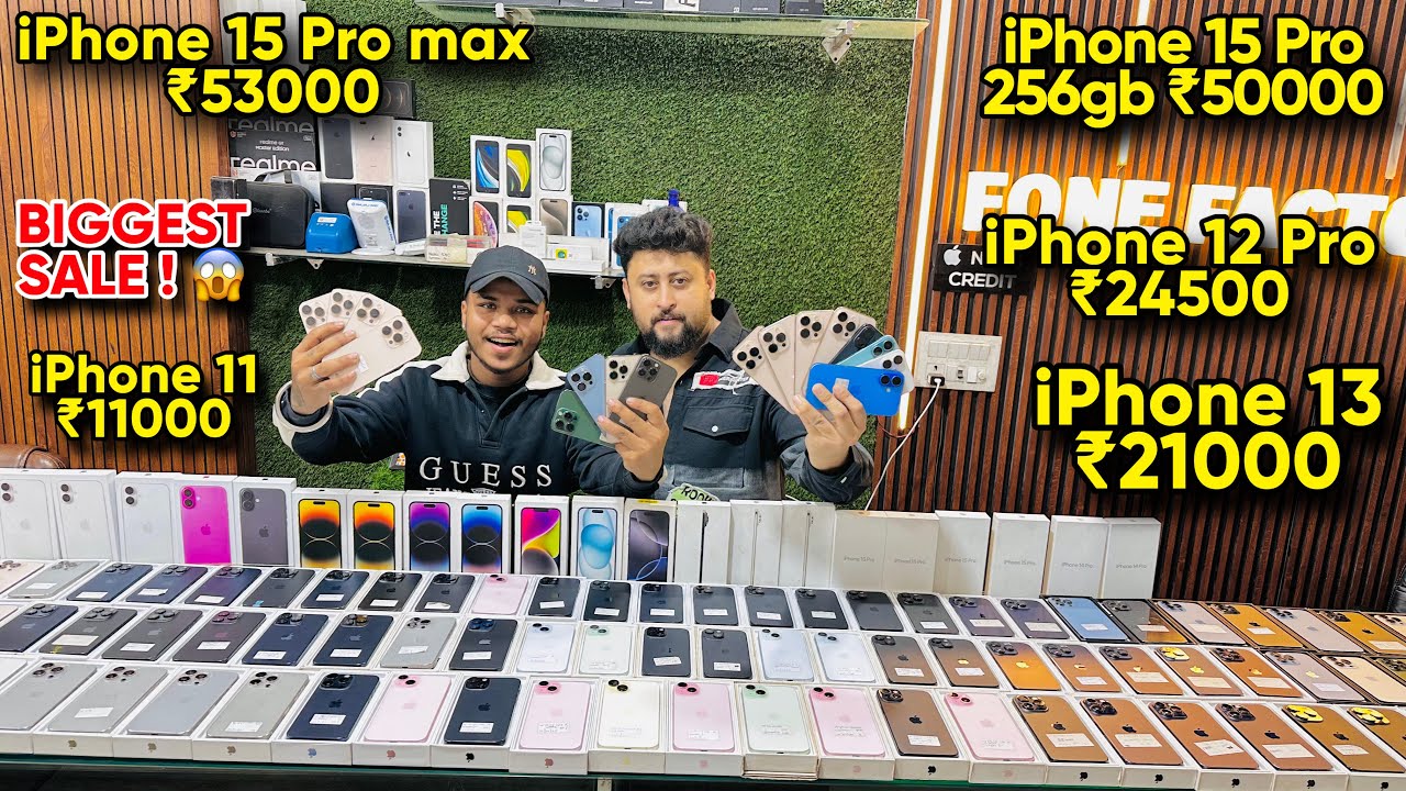 Biggest iPhone Sale Ever 🔥 I Cheapest iPhone Market | Second Hand Mobile | iPhone16 Pro iPhone 17