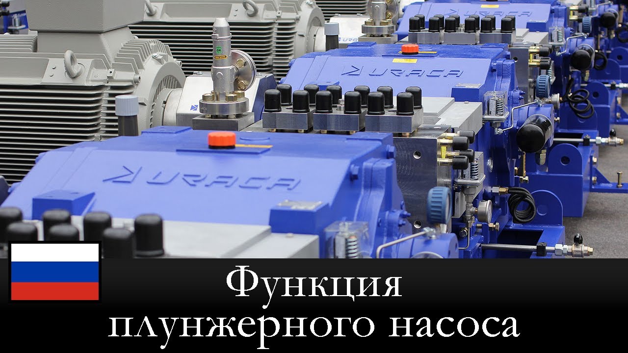 Функция плунжерного насоса - 3D анимация "УРАКА"