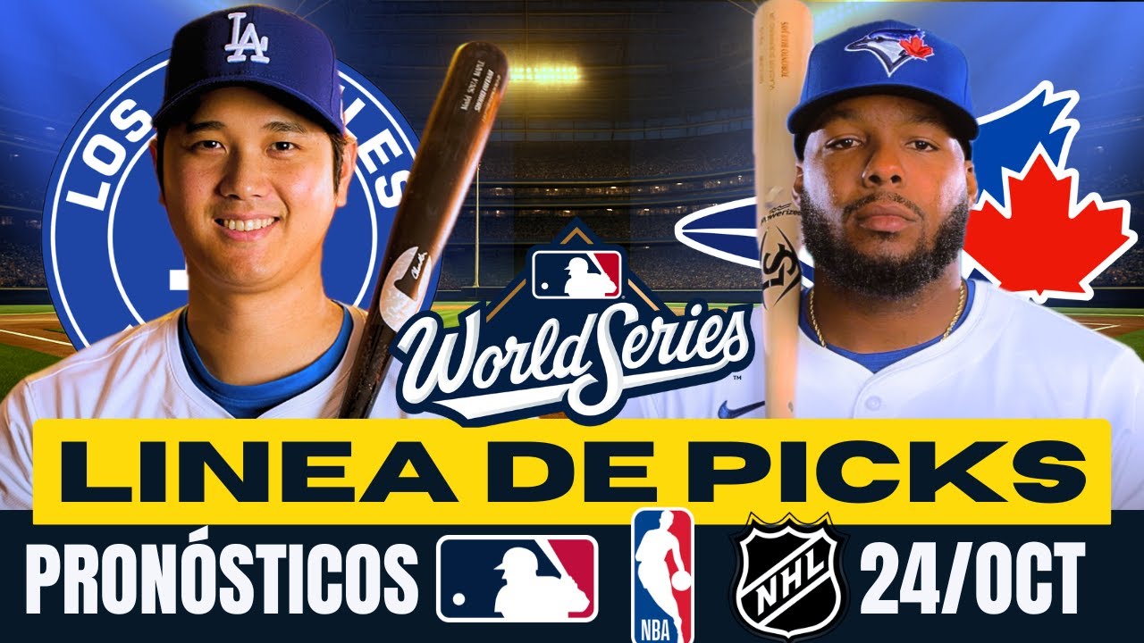 🔥⚾️ 🏀 🏒 PRON&Oacute;STICOS SERIE MUNDIAL MLB , NBA Y NHL PARA HOY 24 DE OCTUBRE 🤑 PARLAY GRATIS🔥