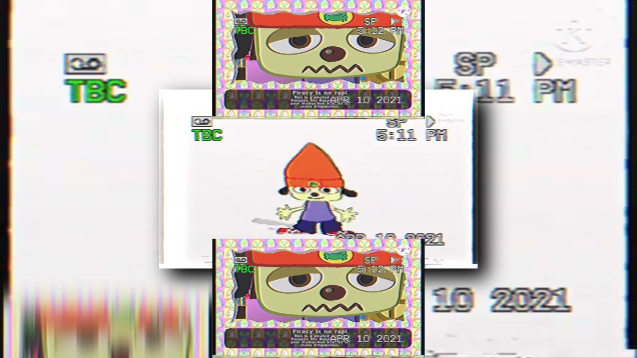 (RQ/YTPMV) Parappa The Rapper Anti Piracy Screen Scan