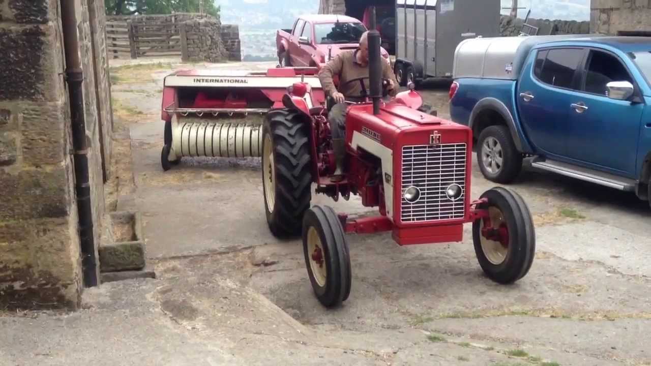 Haytime 2013. Baling with Mccormick IH 434 and IH 430 baler